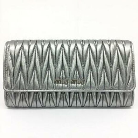 Miu Miu Handbags - Miu Miu Wallet Clutch Bag ID Chain